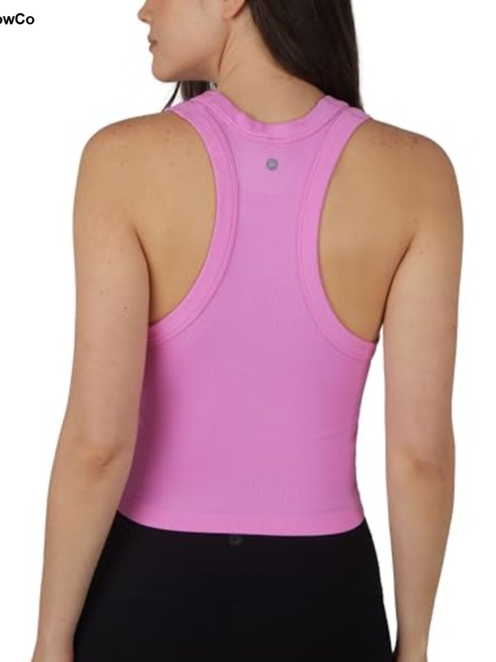 Seamless Ribbed Racerback Fitted Tank Top 3 Pack Athletic Workout - Picture 5 of 6